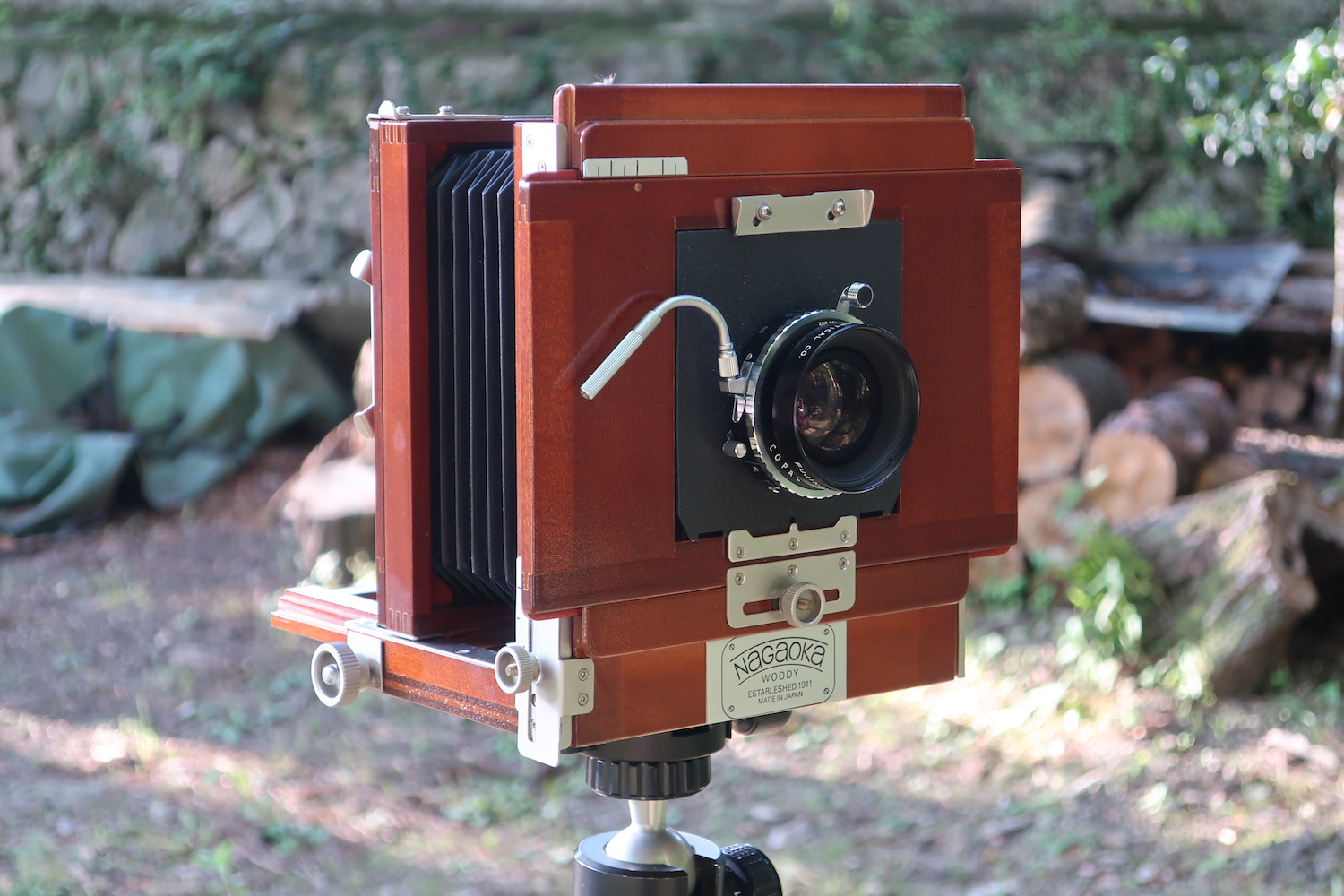 長岡製作所 ウッディー 4X5 フィールドカメラ-