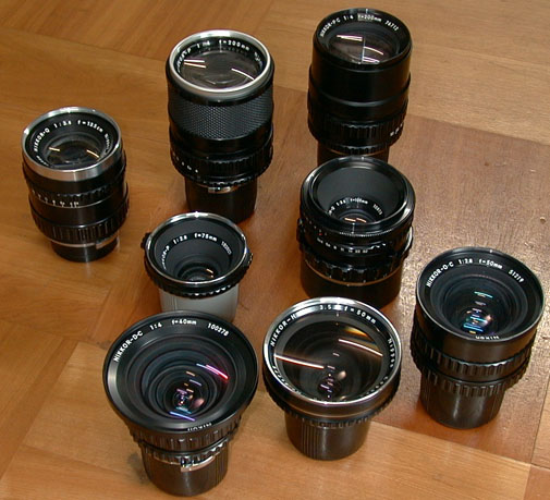 Nikkor lenses for Zenza Bronica