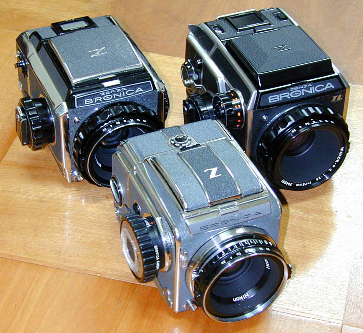 ZENZA BRONICA Model C NIKKOR 2本付 - フィルムカメラ